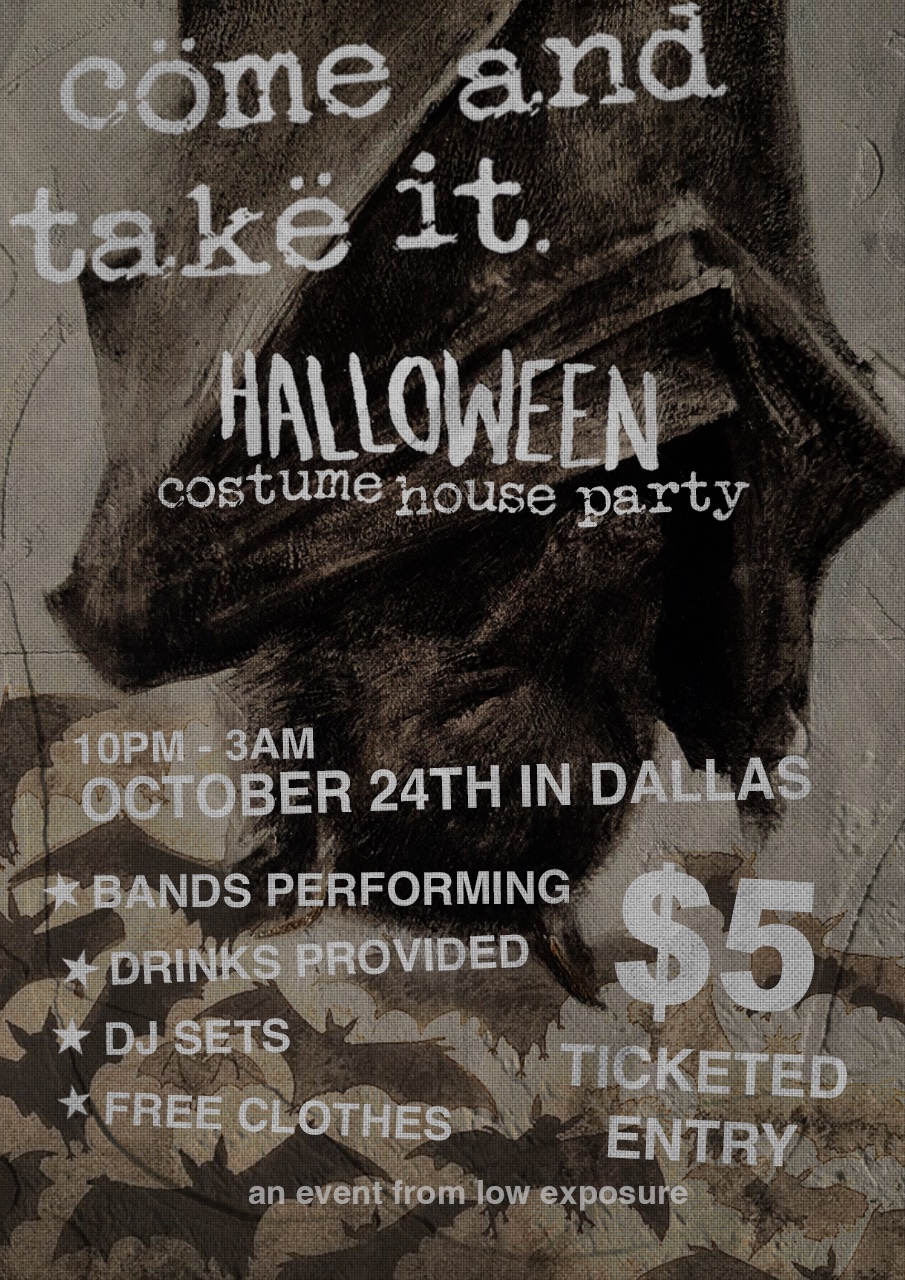 ‘CATI’ P1. THE COSTUME PARTY flyer